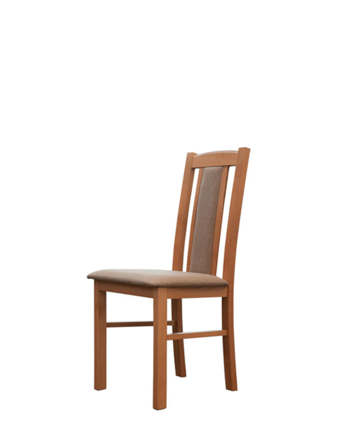 Krzesło KT76, tapicerowane siedzisko i oparcie, stelaż bukowy, DREW-MARK