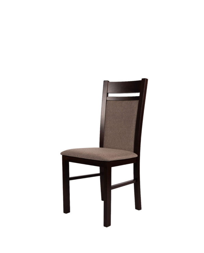 Krzesło KT25, tapicerowane siedzisko i oparcie, stelaż bukowy, DREW-MARK