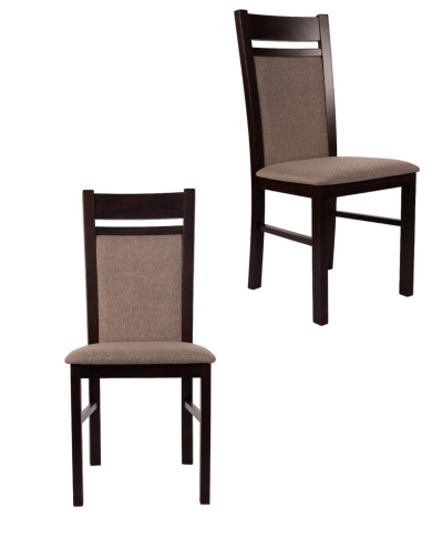 Krzesło KT25, tapicerowane siedzisko i oparcie, stelaż bukowy, DREW-MARK