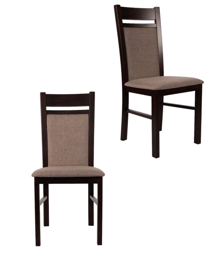 Krzesło KT25, tapicerowane siedzisko i oparcie, stelaż bukowy, DREW-MARK