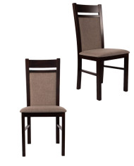 Krzesło KT25, tapicerowane siedzisko i oparcie, stelaż bukowy, DREW-MARK