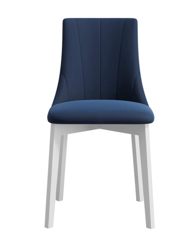 Krzesło KT61/N, tapicerowane siedzisko i oparcie, stelaż bukowy, DREW-MARK