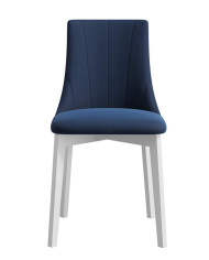 Krzesło KT61/N, tapicerowane siedzisko i oparcie, stelaż bukowy, DREW-MARK