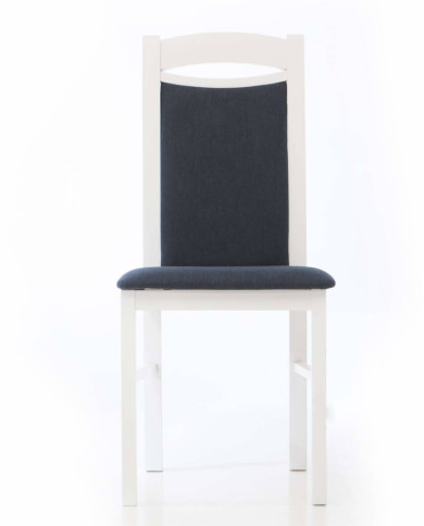 Krzesło KT04, tapicerowane siedzisko i oparcie, stelaż bukowy, DREW-MARK