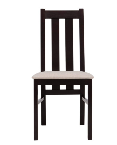 Krzesło KT10, tapicerowane siedzisko, stelaż bukowy, DREW-MARK