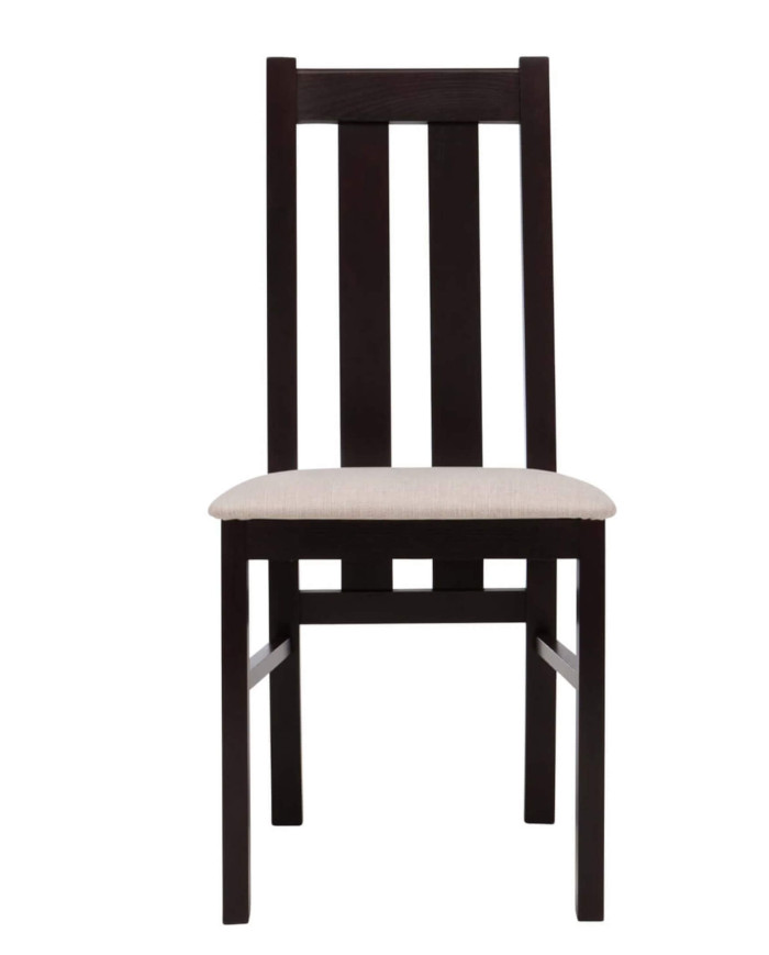 Krzesło KT10, tapicerowane siedzisko, stelaż bukowy, DREW-MARK