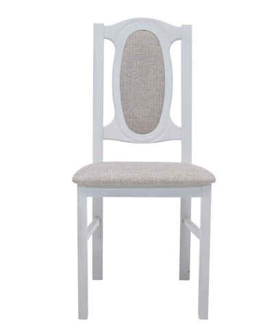 Krzesło KT12, tapicerowane siedzisko i oparcie, stelaż bukowy, DREW-MARK