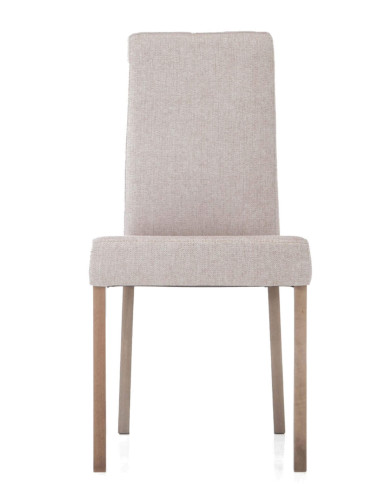 Krzesło KT20, tapicerowane siedzisko i oparcie, stelaż bukowy, DREW-MARK