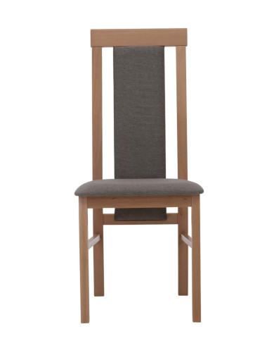 Krzesło KT30, tapicerowane siedzisko i oparcie, stelaż bukowy, DREW-MARK