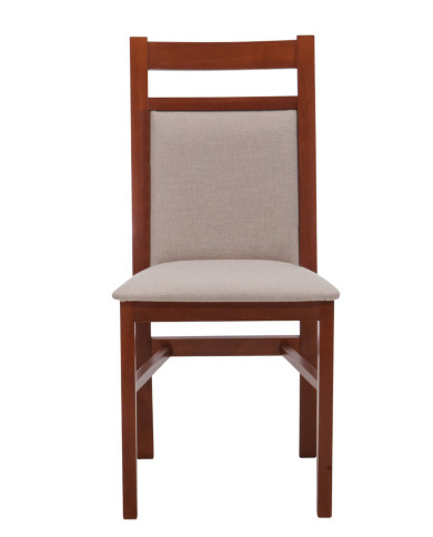 Krzesło KT53, tapicerowane siedzisko i oparcie, stelaż bukowy, DREW-MARK