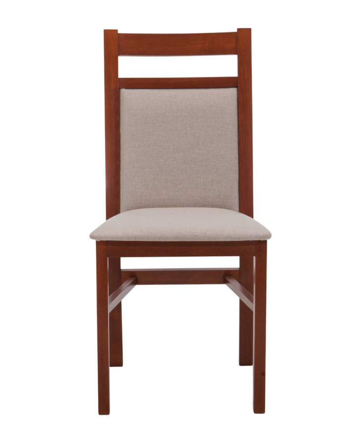 Krzesło KT53, tapicerowane siedzisko i oparcie, stelaż bukowy, DREW-MARK