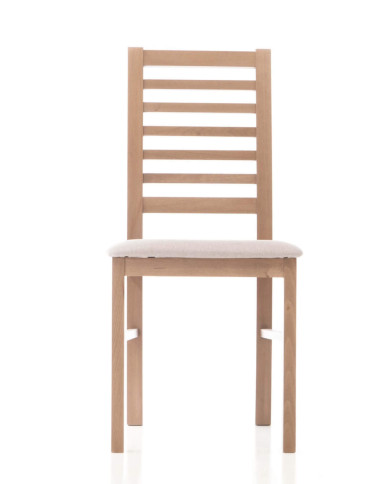 Krzesło KT57, tapicerowane siedzisko, stelaż bukowy, DREW-MARK