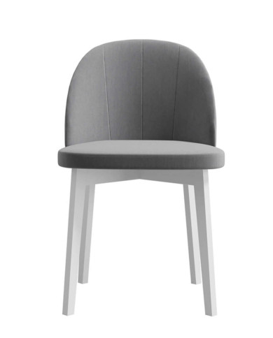 Krzesło KT66/W, tapicerowane siedzisko i oparcie, stelaż bukowy, DREW-MARK