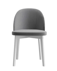 Krzesło KT66/W, tapicerowane siedzisko i oparcie, stelaż bukowy, DREW-MARK