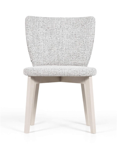 Krzesło KT67, tapicerowane siedzisko i oparcie, stelaż bukowy, DREW-MARK