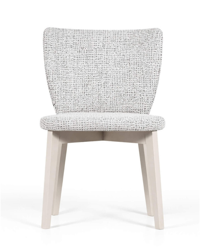 Krzesło KT67, tapicerowane siedzisko i oparcie, stelaż bukowy, DREW-MARK