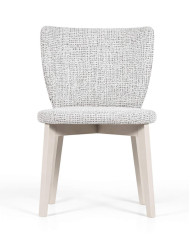 Krzesło KT67, tapicerowane siedzisko i oparcie, stelaż bukowy, DREW-MARK