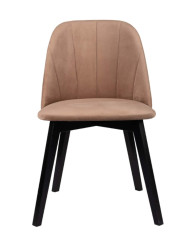 Krzesło KT68N, tapicerowane siedzisko i oparcie, stelaż bukowy, DREW-MARK