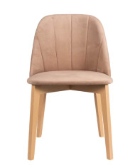 Krzesło KT68/W, tapicerowane siedzisko i oparcie, stelaż bukowy, DREW-MARK