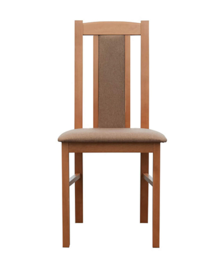 Krzesło KT76, tapicerowane siedzisko i oparcie, stelaż bukowy, DREW-MARK