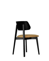 Krzesło KT63/C, tapicerowane siedzisko i oparcie, stelaż bukowy, DREW-MARK
