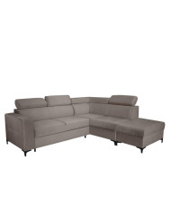 Super Cena! Narożnik Dorian, funkcja spania, pojemnik, regulowane zagłówki, Antex