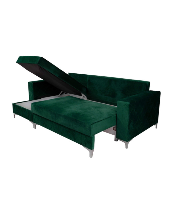 Super Cena! Narożnik Massimo, funkcja spania, pojemnik, Kronos19/ Tropic1, lewy, Antex