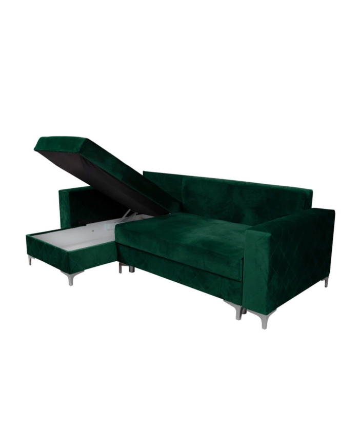 Super Cena! Narożnik Massimo, funkcja spania, pojemnik, Kronos19/ Tropic1, lewy, Antex