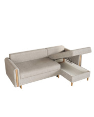 Narożnik Lagos, funkcja spania, pojemnik, Antex