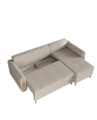 Narożnik Lagos, funkcja spania, pojemnik, Antex