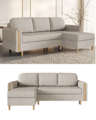 Narożnik Lagos, funkcja spania, pojemnik, Antex