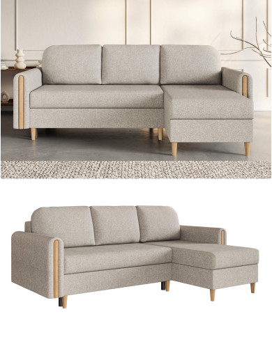 Narożnik Lagos, funkcja spania, pojemnik, Antex