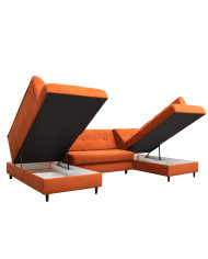 Narożnik Latte, funkcja spania, pojemniki, Antex