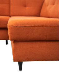 Narożnik Latte, funkcja spania, pojemniki, Antex