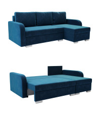 Narożnik Oli, funkcja spania, pojemnik, Antex