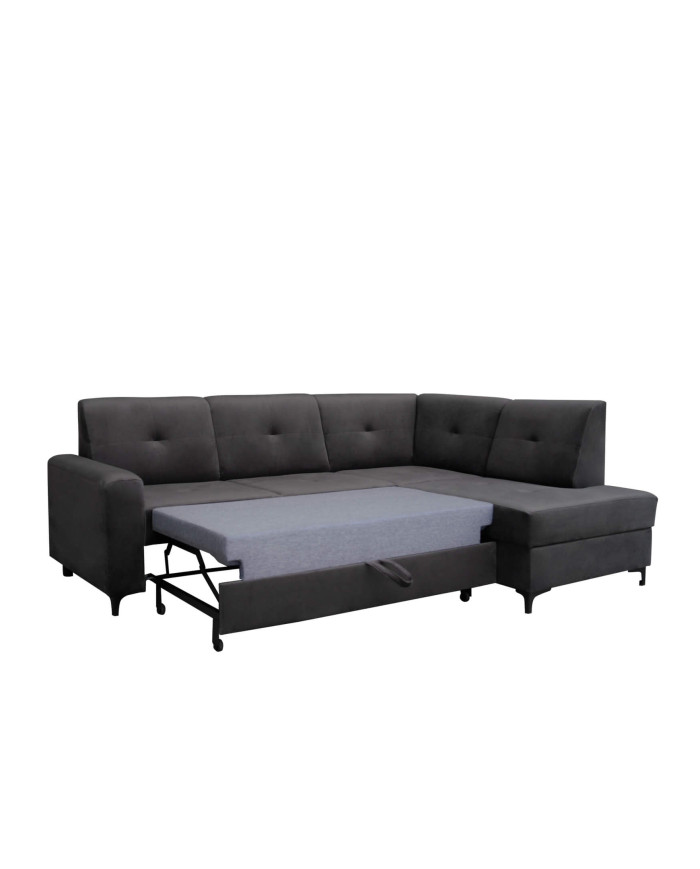 Narożnik Scandi, funkcja spania, pojemnik, Antex