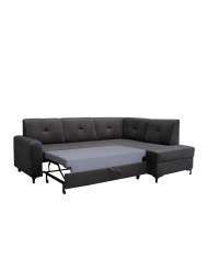 Narożnik Scandi, funkcja spania, pojemnik, Antex