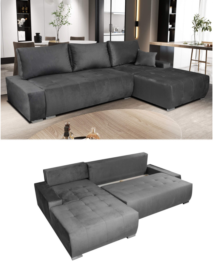 Narożnik Sawoy, funkcja spania, pojemnik, Antex