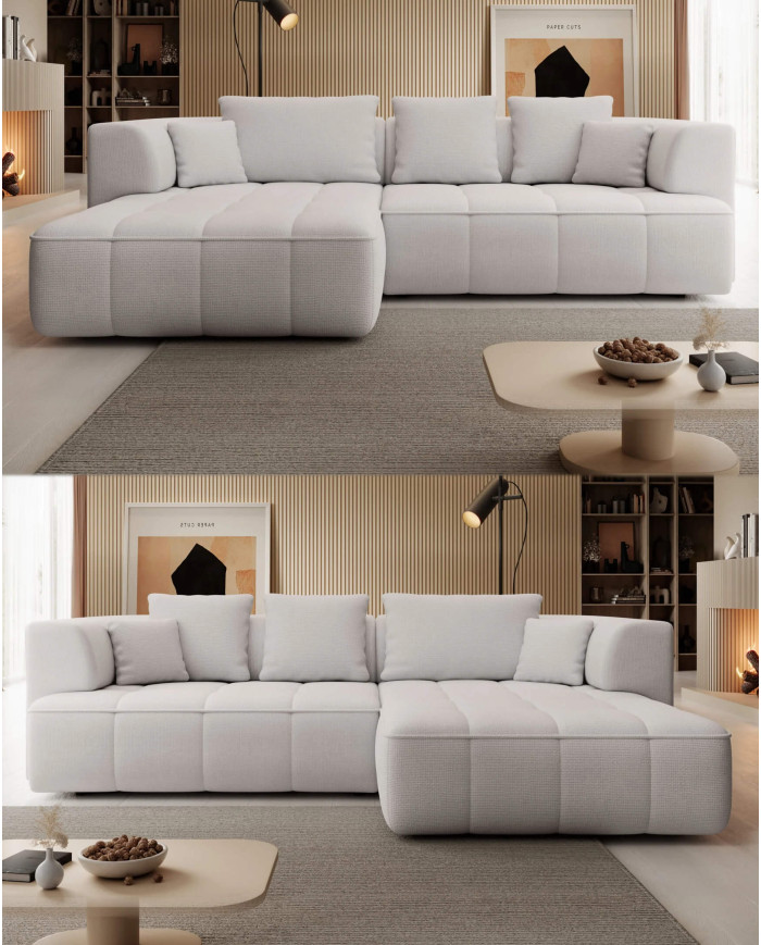 Narożnik Albio S, elektrycznie wysuwane siedzisko, Wersal