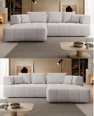 Narożnik Albio S, elektrycznie wysuwane siedzisko, Wersal