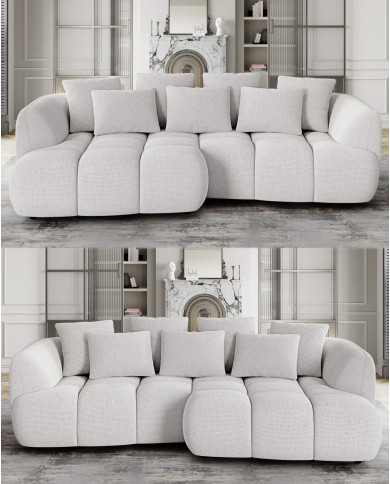 Narożnik Besso Motor, elektrycznie wysuwane siedzisko, Wersal