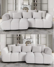 Narożnik Besso Motor, elektrycznie wysuwane siedzisko, Wersal