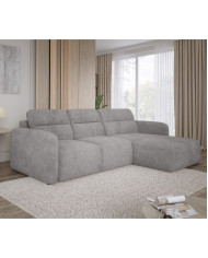 Narożnik Calvano S, elektrycznie wysuwane siedzisko, pojemnik, Wersal