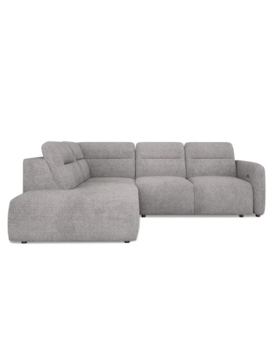 Narożnik Calvano L, elektrycznie wysuwane siedzisko, pojemnik, Wersal