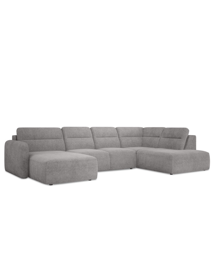 Narożnik Calvano XL, elektrycznie wysuwane siedzisko, pojemnik, Wersal