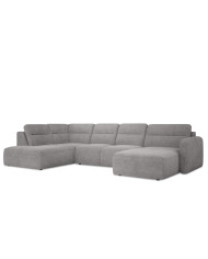 Narożnik Calvano XL, elektrycznie wysuwane siedzisko, pojemnik, Wersal