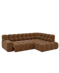 Narożnik Campile L, elektrycznie wysuwane siedzisko, WERSAL