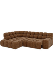 Narożnik Campile L, elektrycznie wysuwane siedzisko, WERSAL