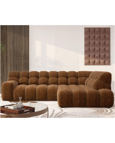 Narożnik Campile L, elektrycznie wysuwane siedzisko, WERSAL