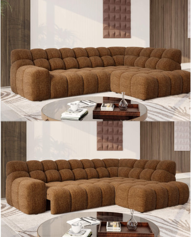 Narożnik Campile L, elektrycznie wysuwane siedzisko, WERSAL